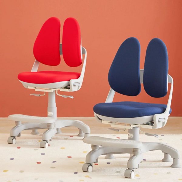 "Children's Chair Adjustable Height Upholstered Chair(s) with Lockable Wheels"