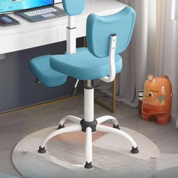 "Solid Color Metal Adjustable Height Upholstered Chair(s) Upholstered Children's Chair"